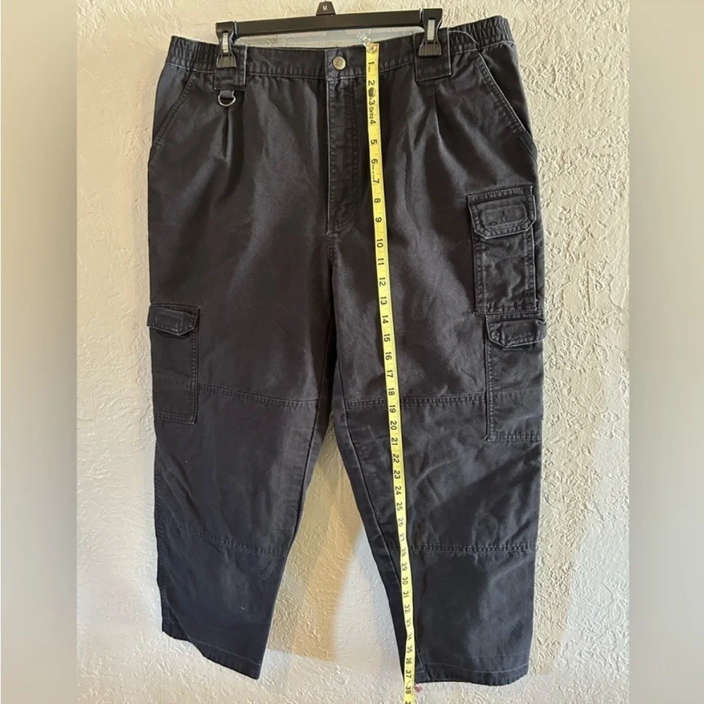 5.1.1 Tactical black elastic waist men's pants size 36/30